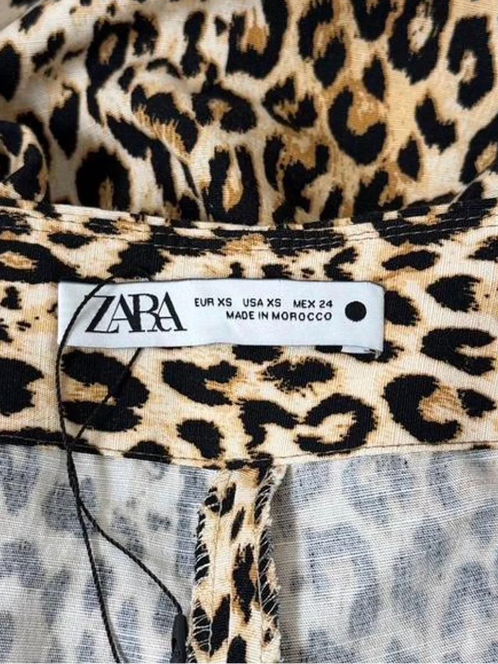 Zara Leopard Print Pants